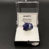 Azurite #17 Thumbnail Specimen (Kerrouchene, Morocco)