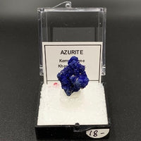 Azurite #6 Thumbnail Specimen (Kerrouchene, Morocco)
