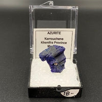 Azurite #4 Thumbnail Specimen (Kerrouchene, Morocco)