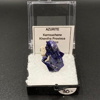 Azurite #3 Thumbnail Specimen (Kerrouchene, Morocco)