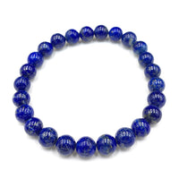 Lapis Lazuli Gemstone Bead Stretch Elastic Stone Bracelet