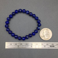 Lapis Lazuli Gemstone Bead Stretch Elastic Stone Bracelet