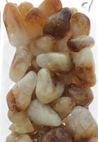Citrine (1) Polished Tumbled Stone (Heat Enhanced)