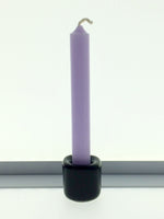 Mini Candleholder Ceramic-Black (Suitable for Mini Chime Candles--candle not included)