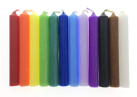 Chime Candle (1) Miniature Unscented Paraffin Ritual Mini Colored Candle