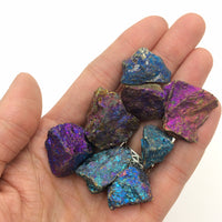 Peacock Rock (1) Ore Chalcopyrite Bornite Iridescent Unpolished Raw Chunk