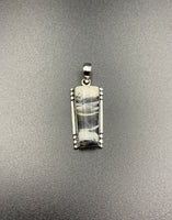 White Buffalo #10 Sterling Silver Pendant