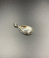 White Buffalo #11 Sterling Silver Pendant