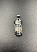 White Buffalo #1 Sterling Silver Pendant