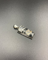 White Buffalo #1 Sterling Silver Pendant