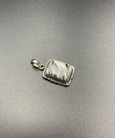 White Buffalo #2 Sterling Silver Pendant
