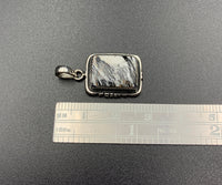 White Buffalo #2 Sterling Silver Pendant