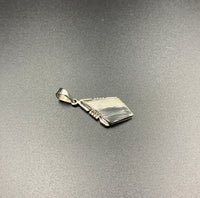 White Buffalo #3 Sterling Silver Pendant