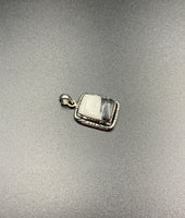 White Buffalo #4 Sterling Silver Pendant