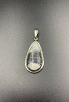 White Buffalo #7 Sterling Silver Pendant