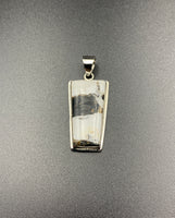 White Buffalo #9 Sterling Silver Pendant