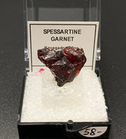Garnet Spessartine #9 Thumbnail Specimen (Navegadora, Brazil)