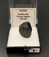 Schorl #2 Black Tourmaline Thumbnail Specimen (Karibib, Erongo, Namibia)