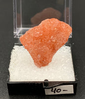 Fluorapophyllite #5 Pink Apophyllite Thumbnail Specimen (Maharashtra, India)