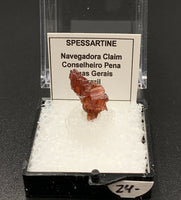 Garnet Spessartine #7 Thumbnail Specimen (Navegadora, Brazil)