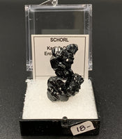 Schorl #7 Black Tourmaline Thumbnail Specimen (Karibib, Erongo, Namibia)