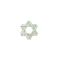 Star of David Pocket Charm Lead-free Pewter Stone