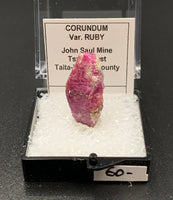 Ruby #2 Raw Thumbnail Specimen (John Saul Mine, Kenya)
