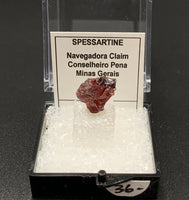 Garnet Spessartine #3 Thumbnail Specimen (Navegadora, Brazil)