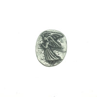 Angel Pocket Charm Lead-free Pewter Stone