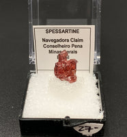 Garnet Spessartine #2 Thumbnail Specimen (Navegadora, Brazil)
