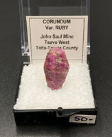 Ruby #1 Raw Thumbnail Specimen (John Saul Mine, Kenya)