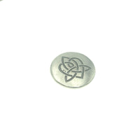Brigid's Heart Pocket Charm Lead-free Pewter Stone
