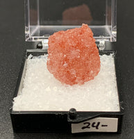 Fluorapophyllite #1 Pink Apophyllite Thumbnail Specimen (Maharashtra, India)