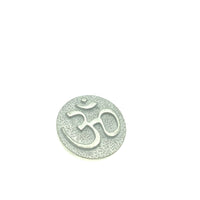 Om Pocket Charm Lead-free Pewter Stone
