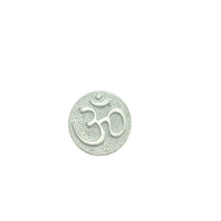 Om Pocket Charm Lead-free Pewter Stone