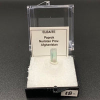 Tourmaline #4 Elbaite Bicolored Thumbnail Specimen (Paprok, Afghanistan)