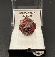 Garnet Spessartine #5 Thumbnail Specimen (Navegadora, Brazil)