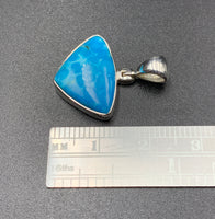 Kingman Turquoise #14 Natural Sterling Silver Pendant