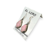 Rhodonite Colorado Silverton Gemstone on Sterling Silver Earrings