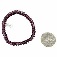Garnet Gemstone Bead Stretch Elastic Stone Bracelet