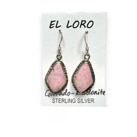 Rhodonite Colorado Silverton Gemstone on Sterling Silver Earrings
