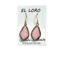 Rhodonite Colorado Silverton Gemstone on Sterling Silver Earrings