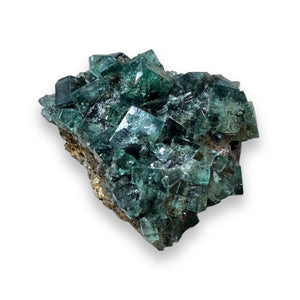Hidden Forest Green Daylight UV Fluorite “B” Mineral Specimen (Diana Maria Mine, Weardale, England)