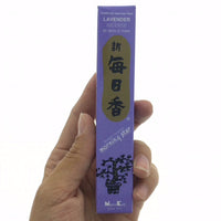 Lavender Purple Japanese Style Wood Free Incense Sticks-50 sticks