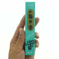 Gardenia Light Blue Morningstar Japanese Style Wood Free Incense Sticks-50 sticks