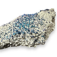 Chalcopyrite Dolomite on Matrix Mineral Specimen Natural Crystal Cluster (Sweetwater Mine, MO)
