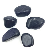 Blue Goldstone (1) Tumbled Stone
