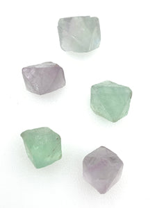 Fluorite Octahedron (1) Raw Stone