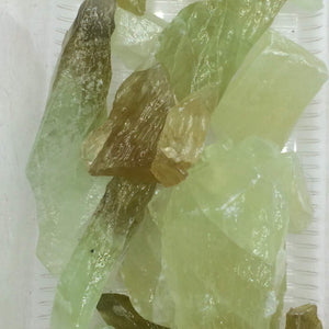 Green Calcite (1) Lime Sea Green Unpolished Raw Chunk