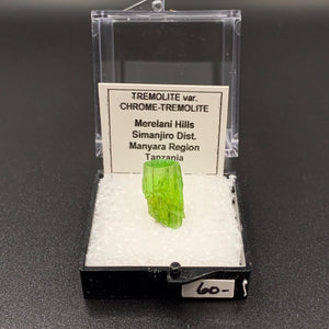 Tremolite Chrome #6 Thumbnail Specimen (Merelani Hills, Tanzania)